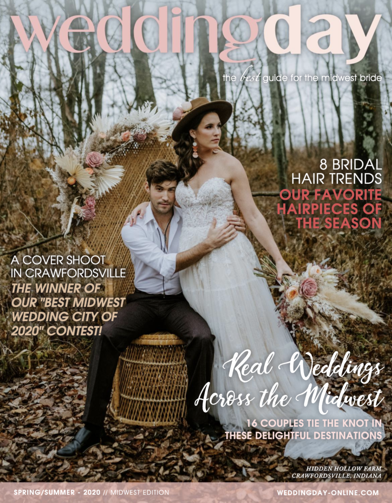 Spring/Summer 2020 Wedding Day Magazine Cover Photo 